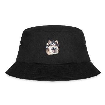 Alaskan Malamute - Bucket Hat - black - Front - Lela (165cm)