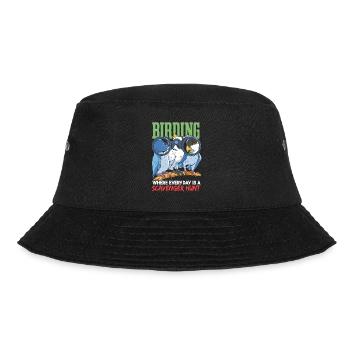 Funny Birding Humor - Bucket Hat - black - Front - Lela (165cm)