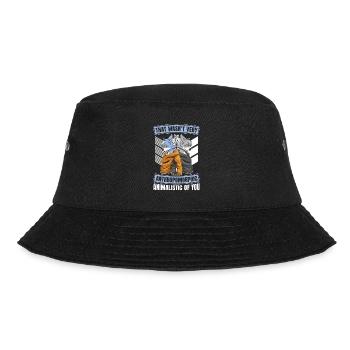 Furry Fandom Fursuits Humor - Bucket Hat - Schwarz - Vorne - Lela (165cm)