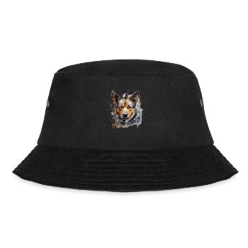 Australian Cattle Dog - Bucket Hat - black - Front - Lela (165cm)