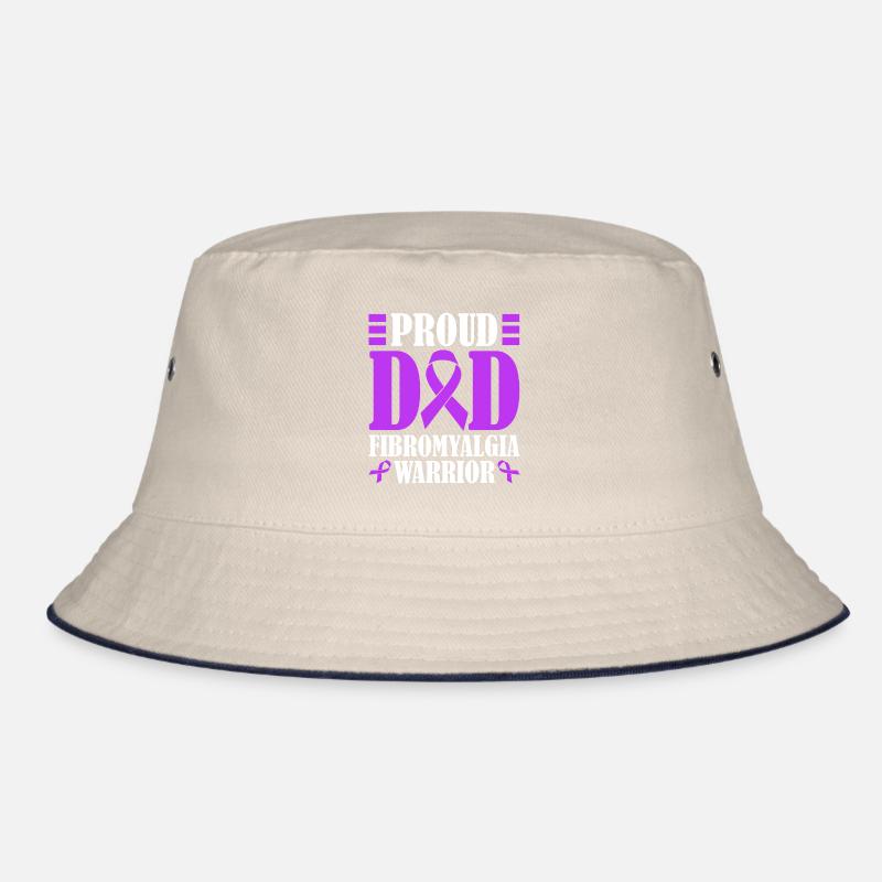 Stolzer Vater Eines Fibromyalgie-kriegers Bucket Hat