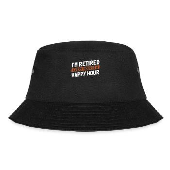 Rentner Rente Rentner - Bucket Hat - Schwarz - Vorne - Lela (165cm)