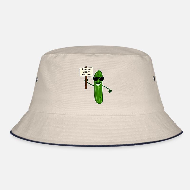 Gurke mit Sonnenbrille Gurken Bucket Hat
