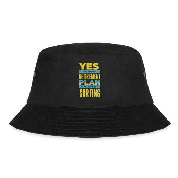 Pensioner Pension Humor - Bucket Hat - black - Front - Lela (165cm)