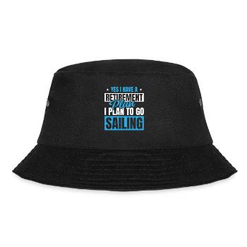 Pensioner Pension Funny - Bucket Hat - black - Front - Lela (165cm)