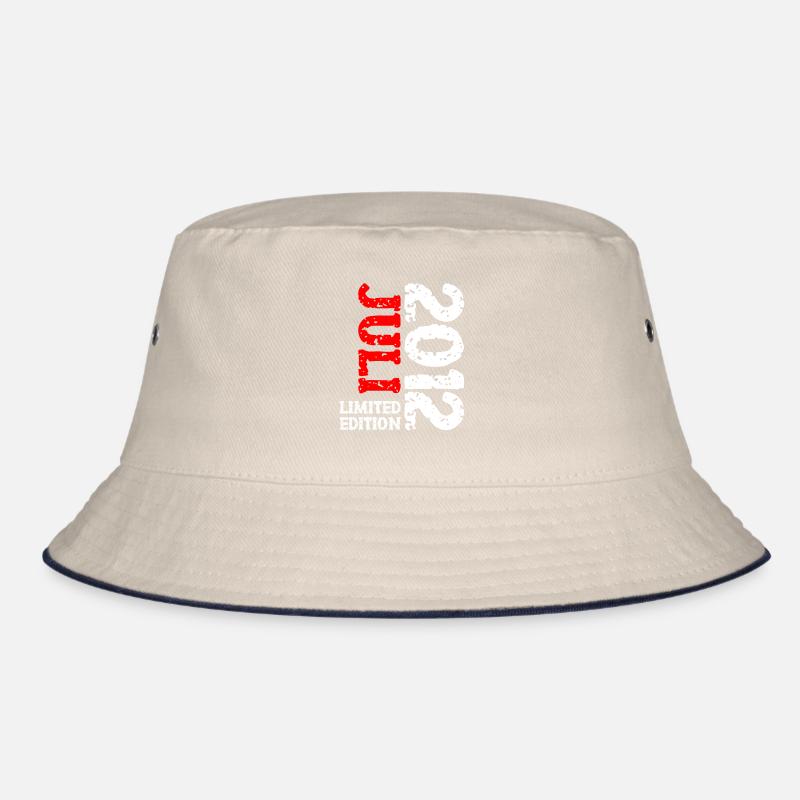 2012 Juli Limited Edition Geburtstag Geschenk Bucket Hat
