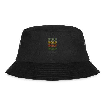 70er Retro Name Vintage Personalisieres Ralf - Bucket Hat - Schwarz - Vorne - Lela (165cm)