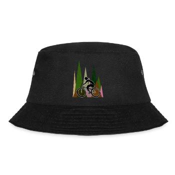 Radfahrer - Bucket Hat - Schwarz - Vorne - Lela (165cm)