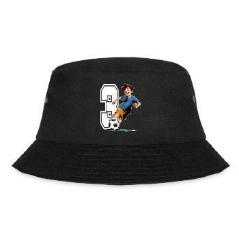 3 Year Old Footballer & Soccer Children's Birthday Party - Bucket Hat - black - Front - Lela (165cm)
