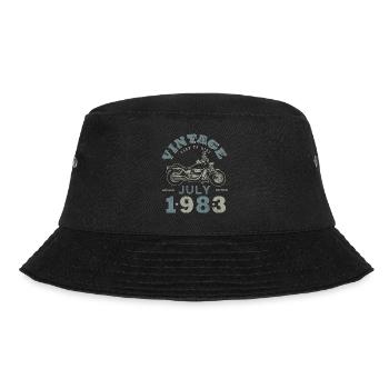 Born in July 1983 40 years old motorcycle - Bucket Hat - black - Front - Lela (165cm)