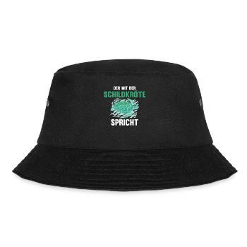 Schildkröte Schildkröten - Bucket Hat - Schwarz - Vorne - Lela (165cm)