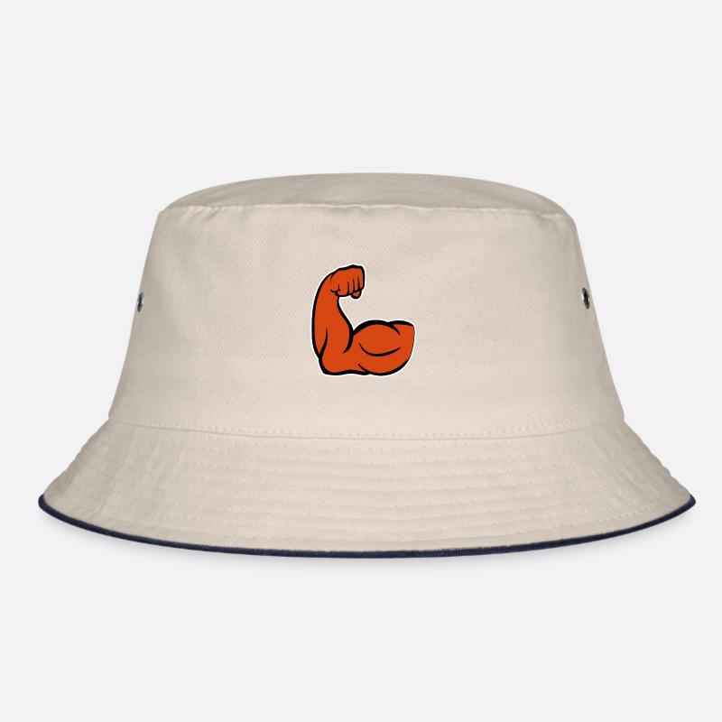 Biceps Arm Bodybuilding Bucket Hat
