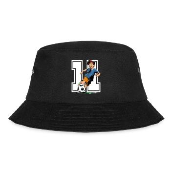 Football Birthday - 11 year old boy - 11. - Bucket Hat - black - Front - Lela (165cm)