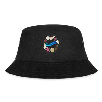 Meerverliebt - Bucket Hat - Schwarz - Vorne - Lela (165cm)