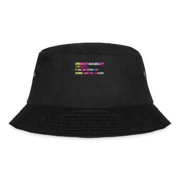 Grundschullehrer Normaler Lehrer aber cooler - Bucket Hat - Schwarz - Vorne - Lela (165cm)