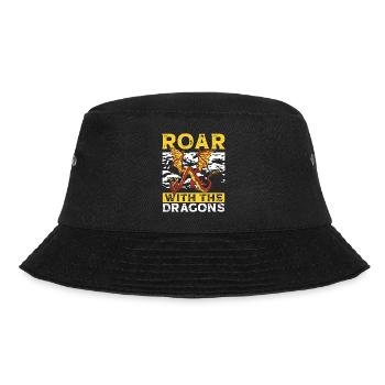 Brülle Mit Den Drachen - Bucket Hat - Schwarz - Vorne - Lela (165cm)
