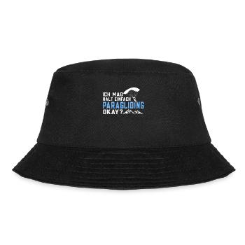 Gleitschirmflieger Paragliding Paragleiter - Bucket Hat - Schwarz - Vorne - Lela (165cm)
