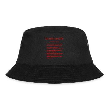 Schwedisch Definition - Bucket Hat - Schwarz - Vorne - Lela (165cm)