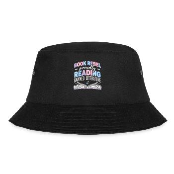 Proudly Reading Banned Literature - Bucket Hat - black - Front - Lela (165cm)