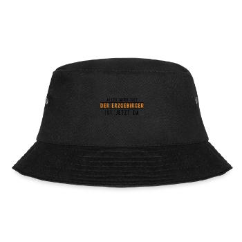 Erzgebirge alles wird gut Heimat spruch - Bucket Hat - Schwarz - Vorne - Lela (165cm)