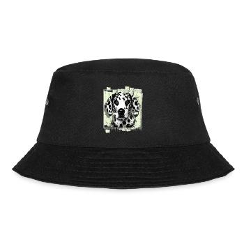 Dalmatiner - Bucket Hat - Schwarz - Vorne - Lela (165cm)