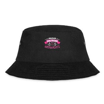 Microbiologist Proud Girlfriend Of Microbiology - Bucket Hat - black - Front - Lela (165cm)