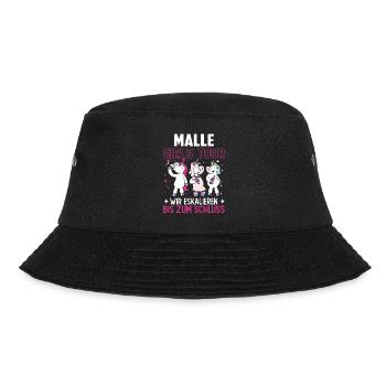 Malle Girls Tour - Bucket Hat - Schwarz - Vorne - Lela (165cm)
