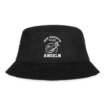 Mir reichts ich gehe Angeln mit Fisch Angler - Bucket Hat - Schwarz - Vorne - Lela (165cm)