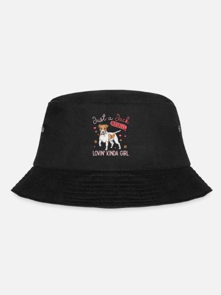 Jack Russell Terrier - Bucket Hat - Schwarz