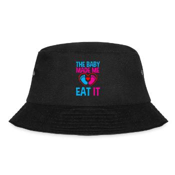 The Baby Made Me Eat It 2 - Bucket Hat - Schwarz - Vorne - Lela (165cm)