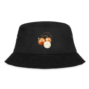 Onion, naturalistic illustration - Bucket Hat - black - Front - Lela (165cm)