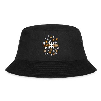 AMAZIGH SYMBOL BERBER Z IMAZIGHEN KABYLEN JUWEL - Bucket Hat - Schwarz - Vorne - Lela (165cm)
