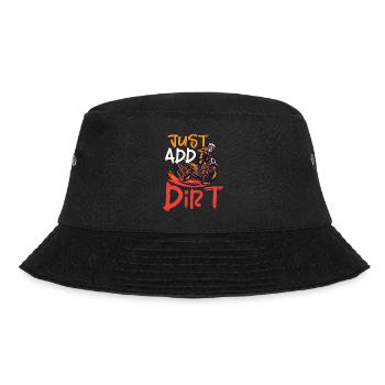 Dirt Bike Dirt Bike Riding Motocross Dirt Biking - Bucket Hat - black - Front - Lela (165cm)