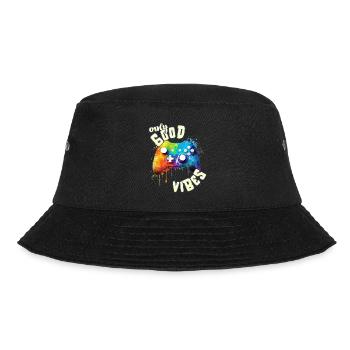 Only Good Vibes: Good Life Cool Gaming Controller - Bucket Hat - Schwarz - Vorne - Lela (165cm)