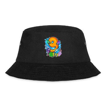 9 years old - 9th birthday with animal motif - Bucket Hat - black - Front - Lela (165cm)
