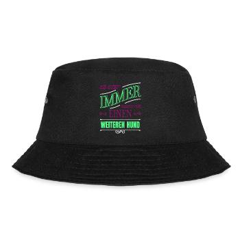boxer hund haustier hundehalter geschenkidee - Bucket Hat - Schwarz - Vorne - Lela (165cm)