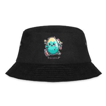 Abenteuer Ostern - Bucket Hat - Schwarz - Vorne - Lela (165cm)