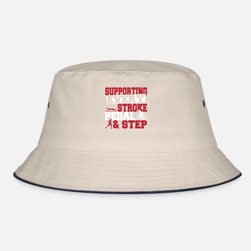Jeden Schlaganfall unterstützen Pedal & Step Bucket Hat
