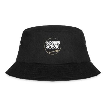 Wooden Spoon Survivor Meme Proud Italian Funny - Bucket Hat - Schwarz - Vorne - Lela (165cm)