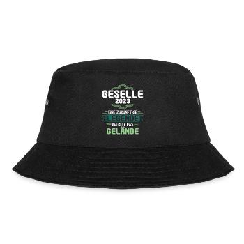 Geselle Gesellenprüfung bestanden Gesellen - Bucket Hat - Schwarz - Vorne - Lela (165cm)