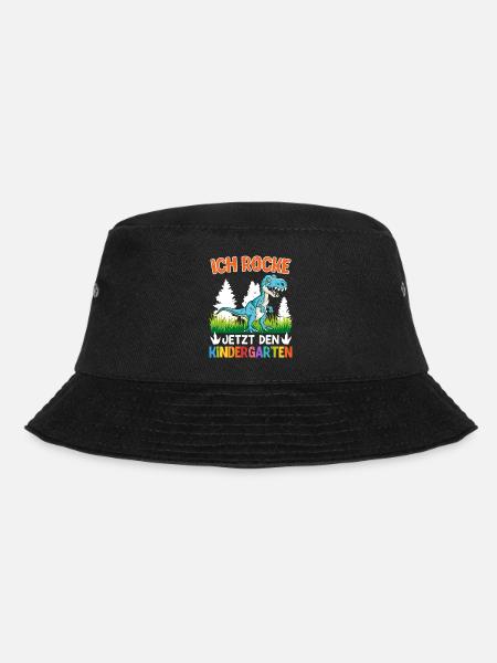 Kindergartenkind Ich rocke jetzt den Kindergarten - Bucket Hat - Schwarz