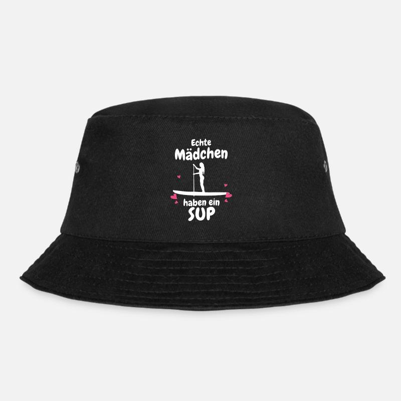 Stand up Paddle SUP Board Surfen Paddling - Bucket Hat - Schwarz