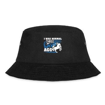 Horse I Was Normal Three Horses Ago - Bucket Hat - black - Front - Lela (165cm)