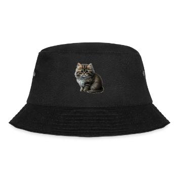 Cat Cats Cat lover cute kitten - Bucket Hat - black - Front - Lela (165cm)