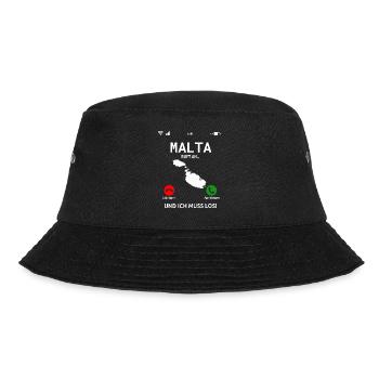 Malta Urlaub Design Mittelmeer Insel Reise Malta - Bucket Hat - Schwarz - Vorne - Lela (165cm)