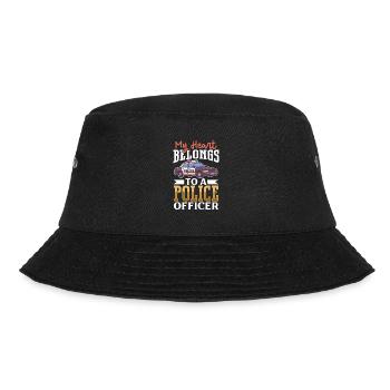 Police Cop Officer Police Office - Bucket Hat - black - Front - Lela (165cm)
