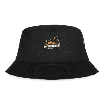 My Therapist Carpenter Wood Technician Carpenter - Bucket Hat - black - Front - Lela (165cm)