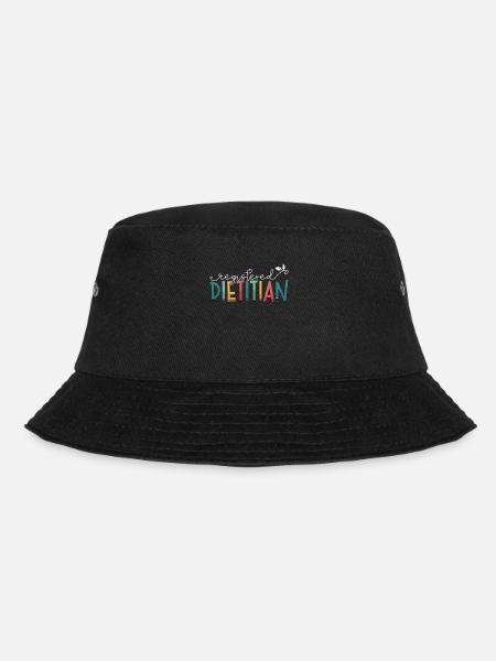 Registered Dietitian Loves Nutritionist Dietitians - Bucket Hat - Schwarz