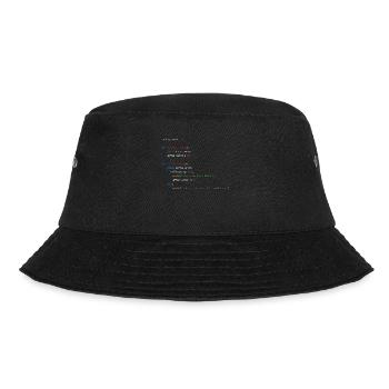 Programmierer Informatiker Nerd Softwareingenieur - Bucket Hat - Schwarz - Vorne - Lela (165cm)