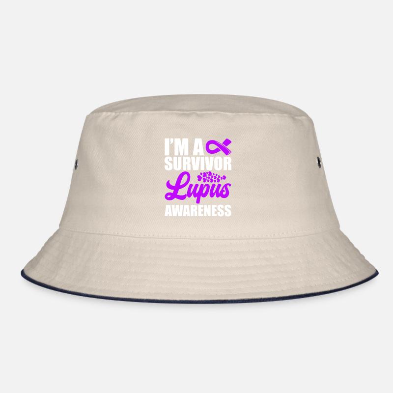 Ich Bin Ein Überlebender Lupus-bewusstsein Bucket Hat